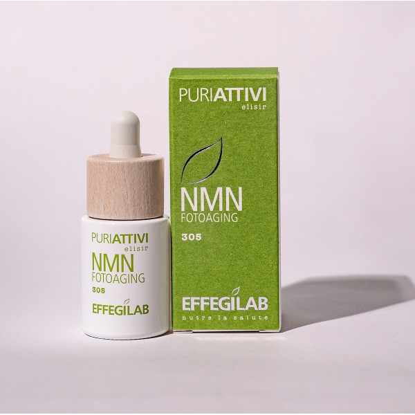 Эликсир NMN (ниацинамид) Защита от фотостарения  NMN Fotoaging Puriattivi 15 мл