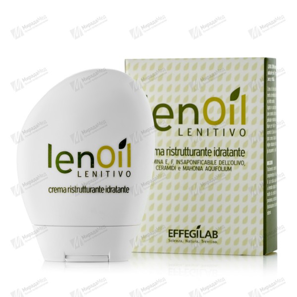 Крем для лица регенерирующий и увлажняющий Lenoil Line Lenitivo Restructuring and moisturizing cream 50 мл..